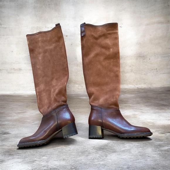 Hispanitas Shoes - Brand new Hispanitas Brown Leather Knee-High Boots size 36